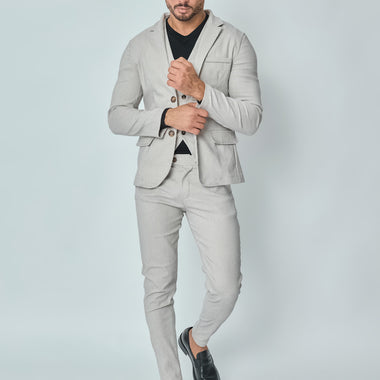 Strechy blazer met broek